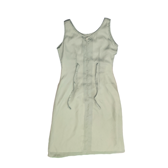 Vintage 90s Diva Sage Green Maxi Dress and Bolero Set Gold Buttons Size S/M - Picture 7 of 11